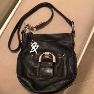 B Makowsky leather crossbody mint